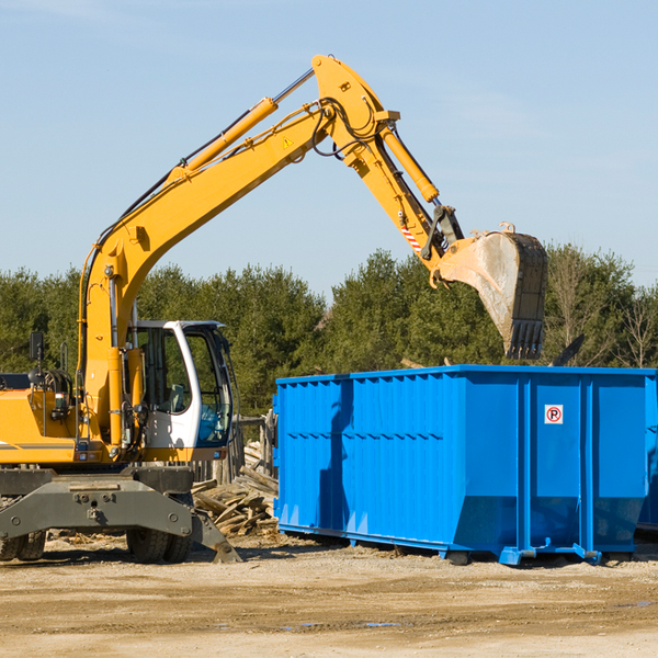 what size residential dumpster rentals are available in Iroquois